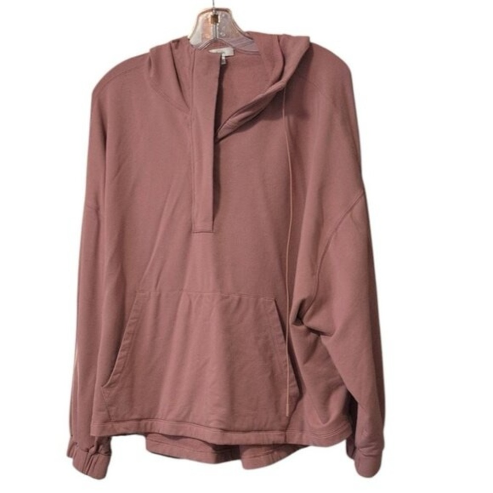 Knix Hoodie Pullover Pink LoOne fit fleece Hoodie Oversized Yoga Gym Sweatshirt